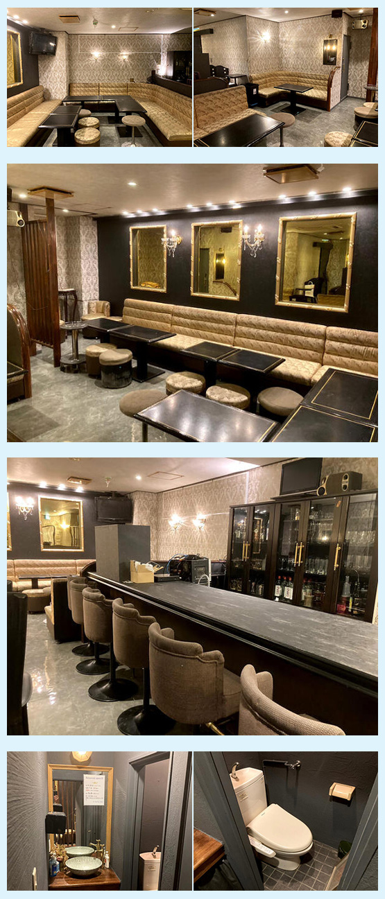 キャバクラ・スナック 内装デザイン事例 | 店舗内装工事見積り比較.com