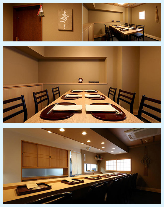 和食店・寿司屋・うどん屋・蕎麦屋 内装デザイン事例55